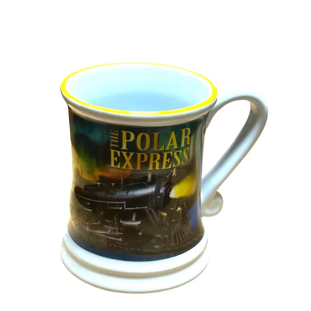 Polar Express 3D Mug Set of 2 4 3/4 tall x‎ 3 3/4
